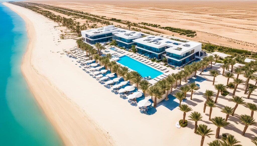 Beachfront resort in Dakhla