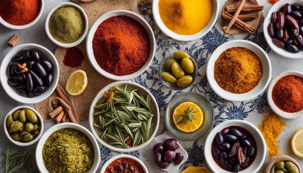 Moroccan ingredients