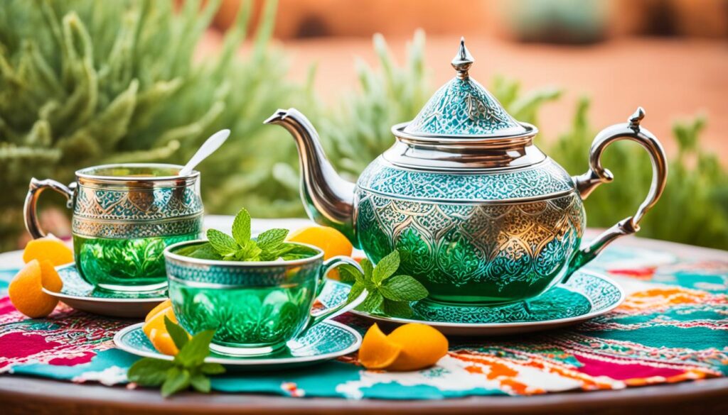 Moroccan mint tea