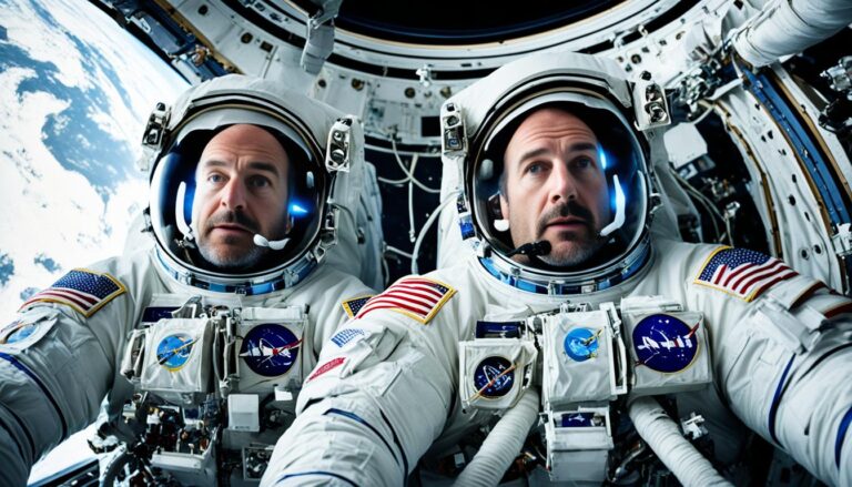Astronauts trapped