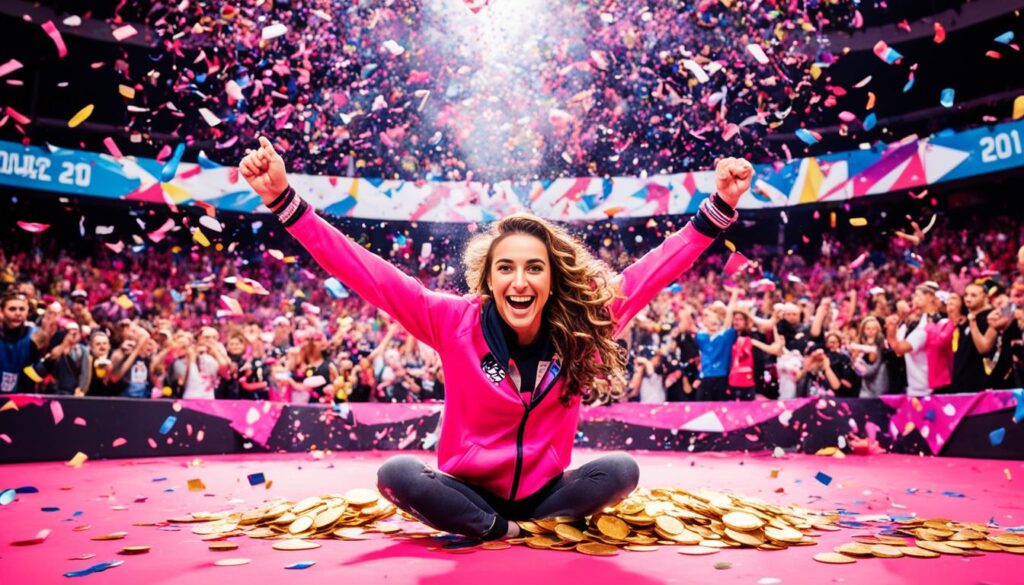B-Girl Ami winning Olympic Gold