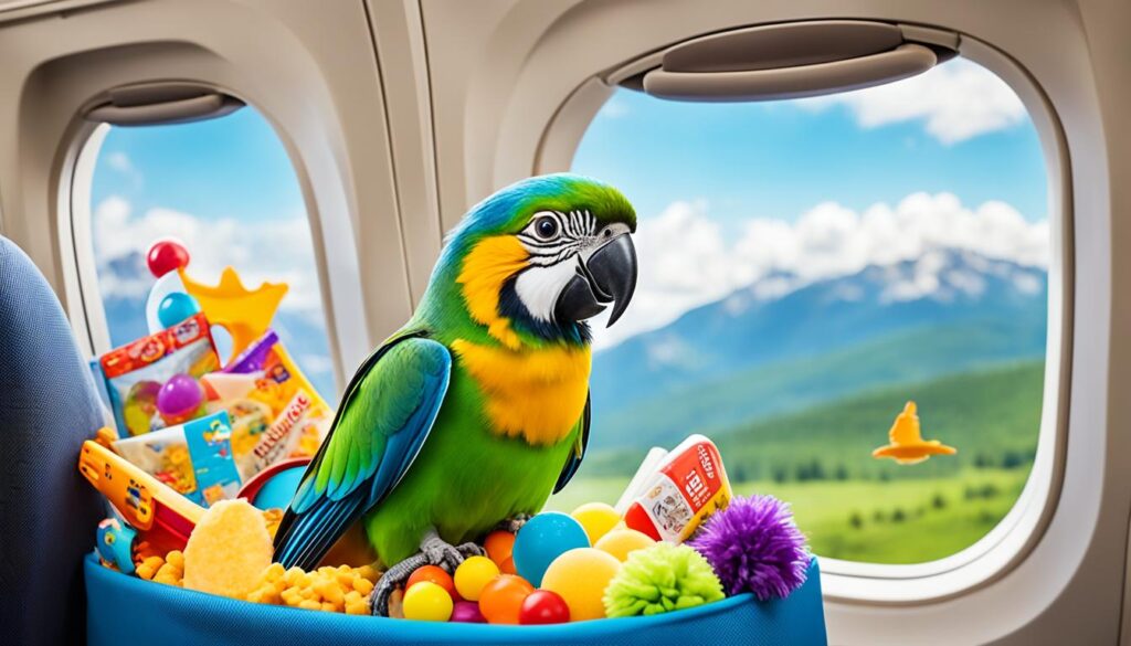 Pet bird travel