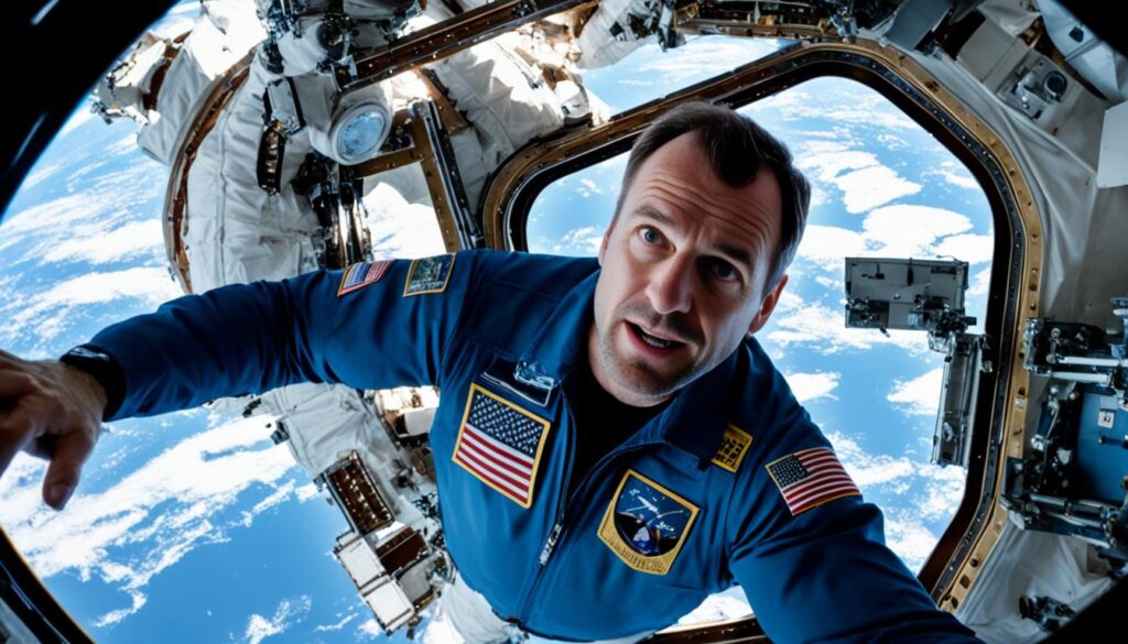 astronauts on ISS