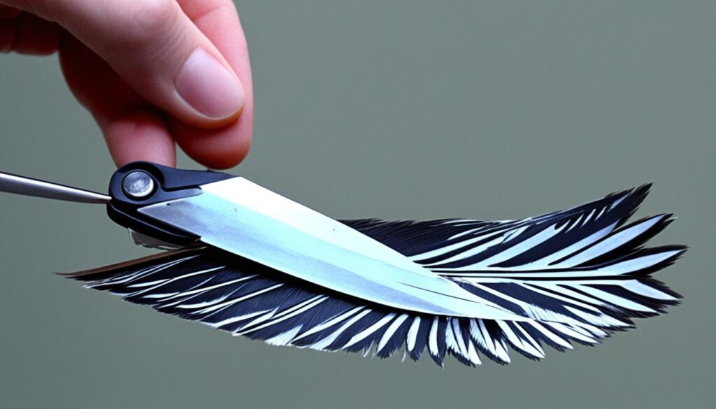 bird wing trimming bird wing trimming
