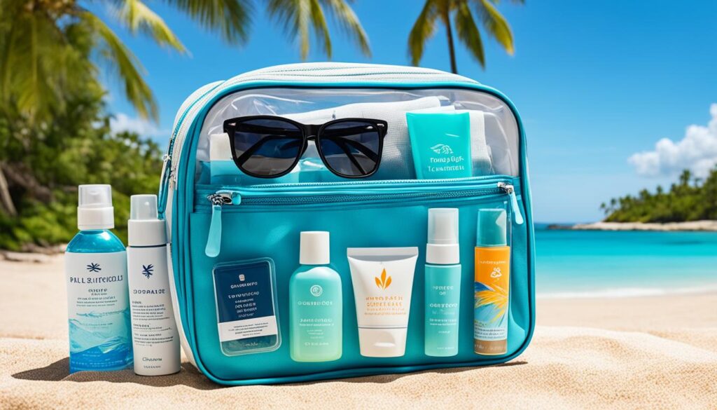 clear travel bags