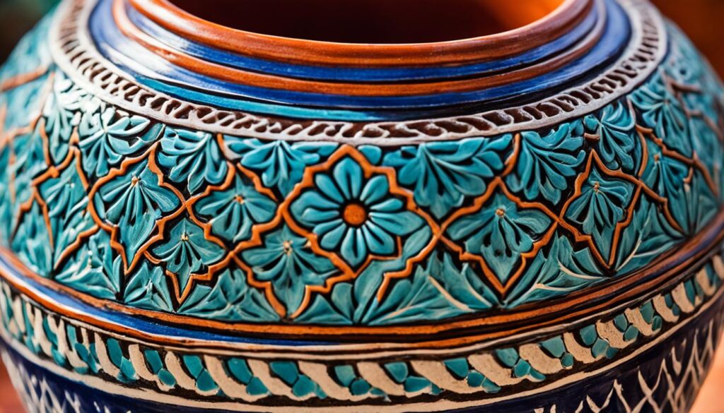 moroccan pottery