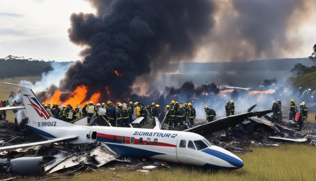 plane crash in Brazil near São Paulo