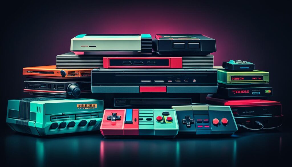 retro gaming consoles