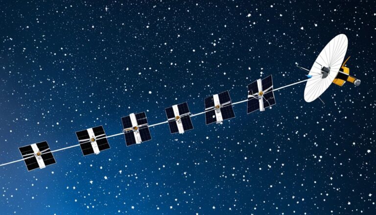 satellite formation flying for debris avoidance