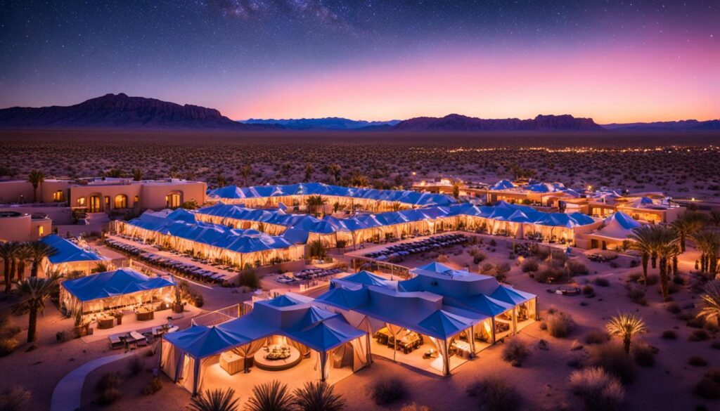 stargazing in the desert