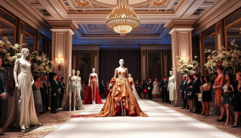luxury fashion showcases