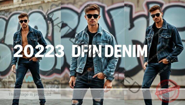 men's fashion denim trends