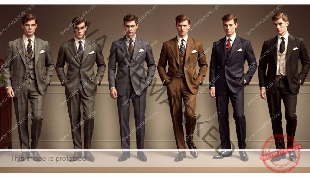 1940s mens suits and shirts