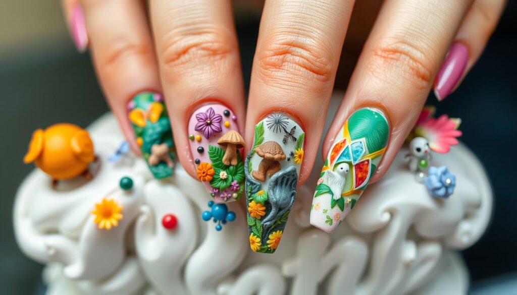 3D nail art