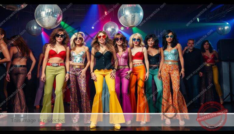 70's disco era fashion