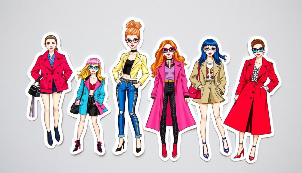 Icon Fashionista Stickers