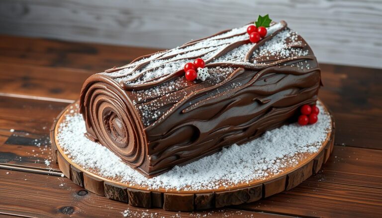 Yule log cake Christmas desserts Festive holiday cakes Easy Yule log recipe Trad