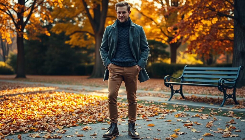 cozy fall menswear