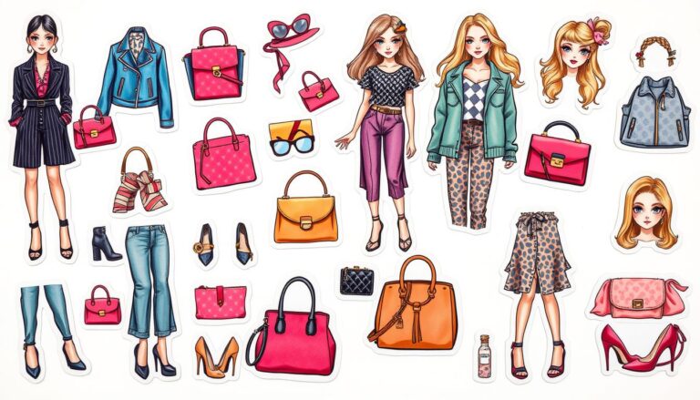 icon fashionista stickers