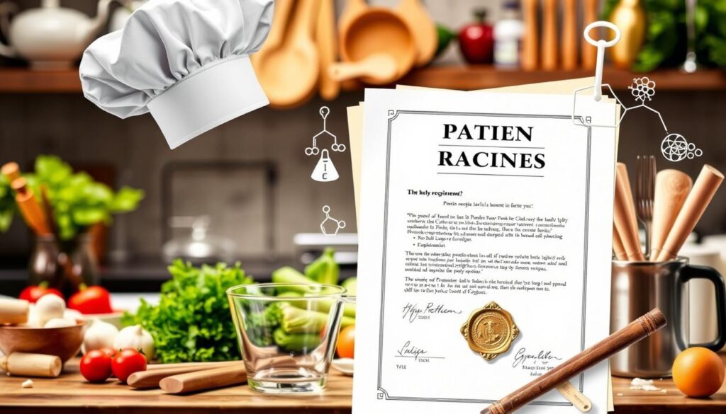 recipe patent requirements