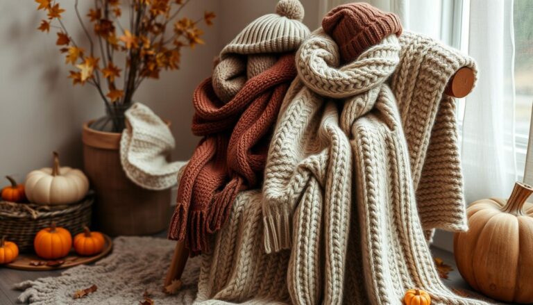chunky knits 2024, oversized sweaters, cozy fashion, gender-neutral styles