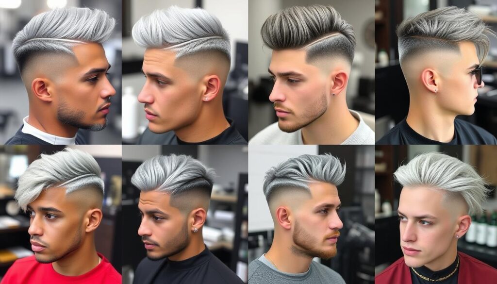 men's gray hairstyles