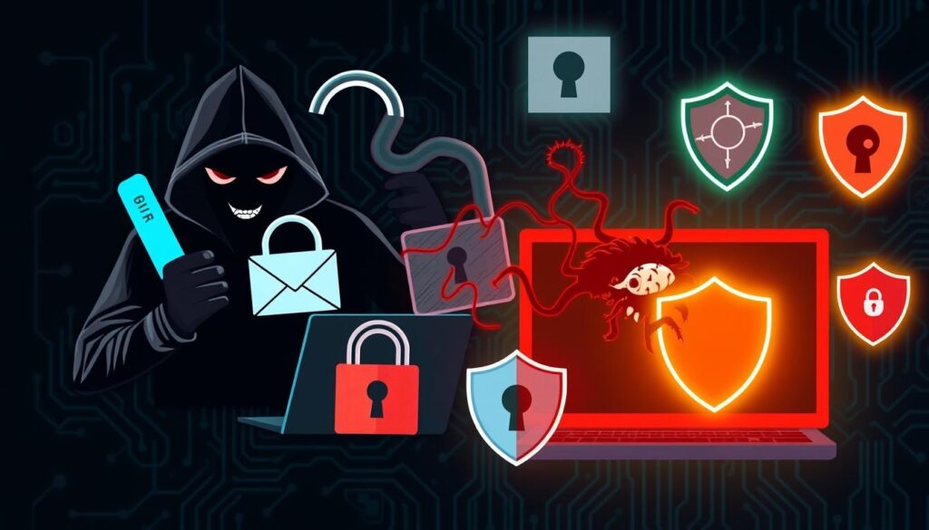 Common online threats and cyber hazards
