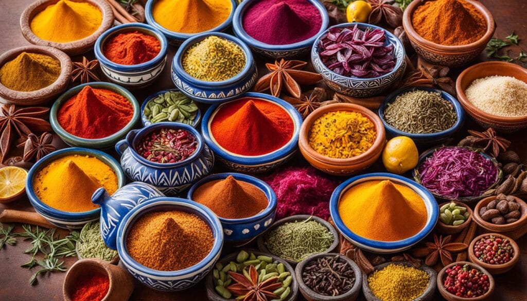 Fusion of flavors in moroccan cuisine