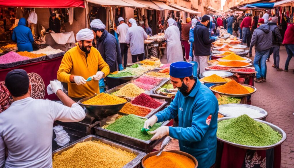 Street food safety in Marrakech