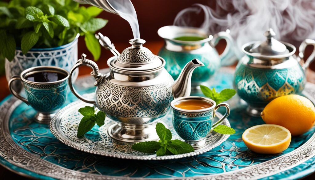 traditional moroccan mint tea