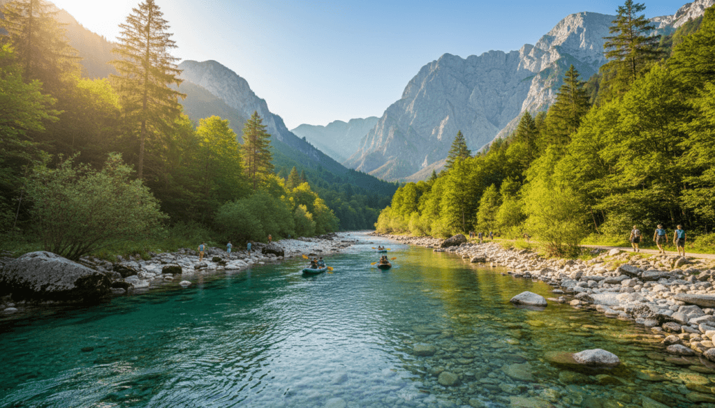 Slovenia’s Soča Valley emerald waters and sustainable tourism